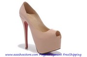 Christian Louboutin Highness Platform Pump 160mm Nude Patent Leather F